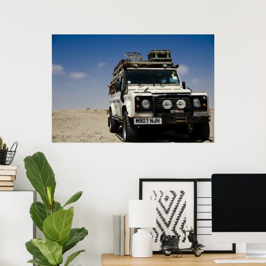Landrover Poster (Thuiskantoor)