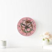 Landroze Pet Wagon Wheel Wall Clock Ronde Klok (Huis)