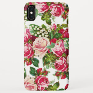 Landroze rode groene  bloem Case-Mate iPhone case
