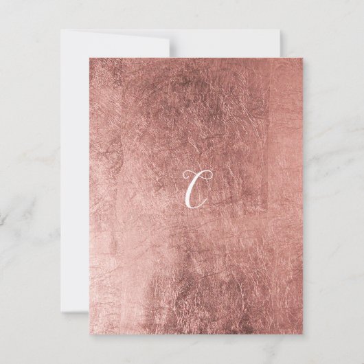 Landroze roze roze roze goudbloem Afstuderen Kaart (Achterkant)