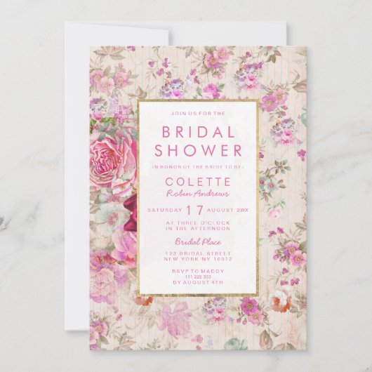 Landroze  Vrijgezellenfeest Kaart (Voorkant)