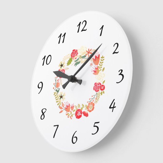 Landroze WreatWall klok (Hoek)