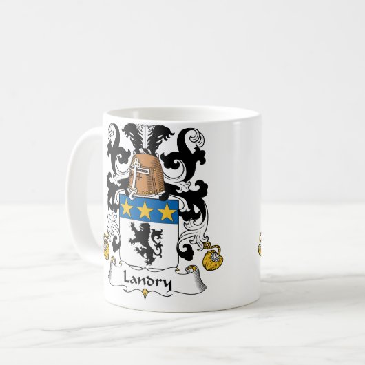 Landry Family Crest Koffiemok (Voorkant links)