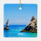 Lands End, Cabo San Lucas Keramisch Ornament (Achterkant)