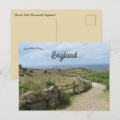 Land's End Cornwall Engeland Briefkaart (Voorkant / Achterkant)