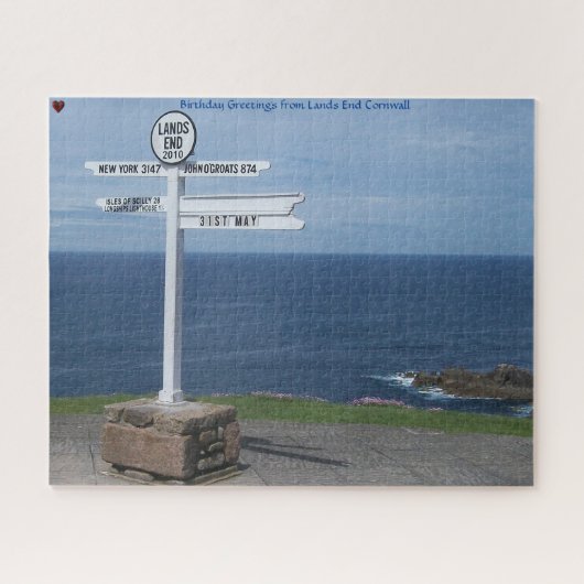 Lands End Cornwall Jigzaag Puzzle Legpuzzel (Horizontaal)
