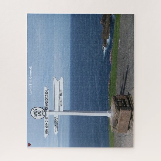 Lands End Cornwall Jigzaag Puzzle Legpuzzel (Verticaal)
