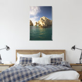 Land's End, De Boog bij Cabo San Lucas, Baja Canvas Afdruk (Insitu (Slaapkamer))