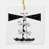 Land's End John o'groats vuurtoren Keramisch Ornament (Voorkant)