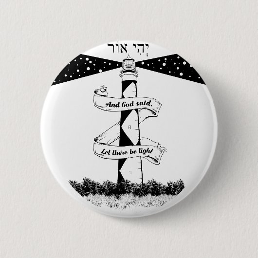 Land's End John o'groats vuurtoren Ronde Button 5,7 Cm (Voorkant)