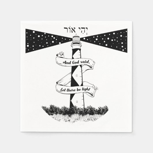 Land's End John o'groats vuurtoren Servet (Voorkant)