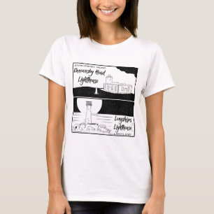 Land's End John o'groats vuurtoren T-shirt