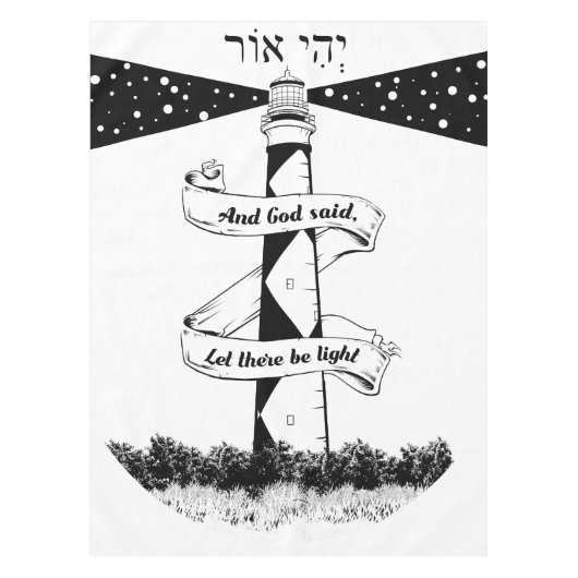 Land's End John o'groats vuurtoren Tafelkleed (Voorkant)