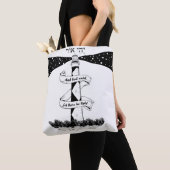 Land's End John o'groats vuurtoren Tote Bag (Dichtbij)