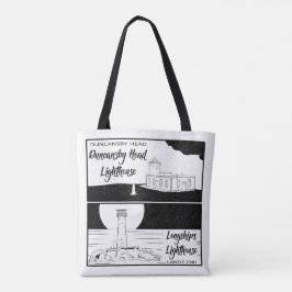 Land's End John o'groats vuurtoren Tote Bag