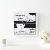 Land's End John o'groats vuurtoren Vierkante Klok (Huis)