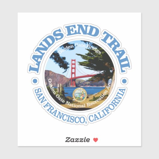 Lands End Trail (OBP) Sticker (Vel)