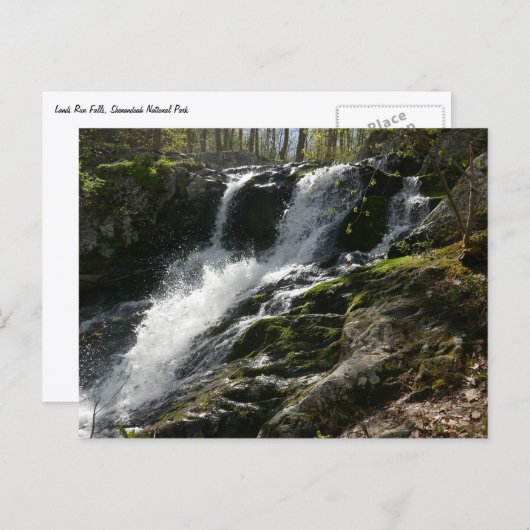 Lands Run Falls Briefkaart (Voorkant / Achterkant)