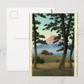 Landsape Scenery Mt. Fuji Briefkaart (Voorkant / Achterkant)