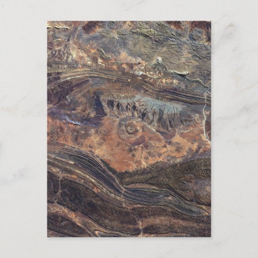 Landsat 7 Gosses Bluff Briefkaart (Voorkant)