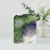 Landsat 7 Richat Structure Briefkaart (Staand voorkant)