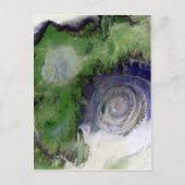 Landsat 7 Richat Structure Briefkaart (Voorkant)
