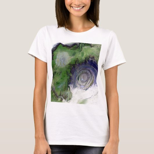 Landsat 7 Richat Structure T-shirt (Voorkant)