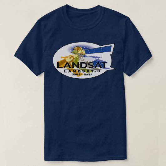 Landsat 8 Logo T-shirt (Design voorkant)