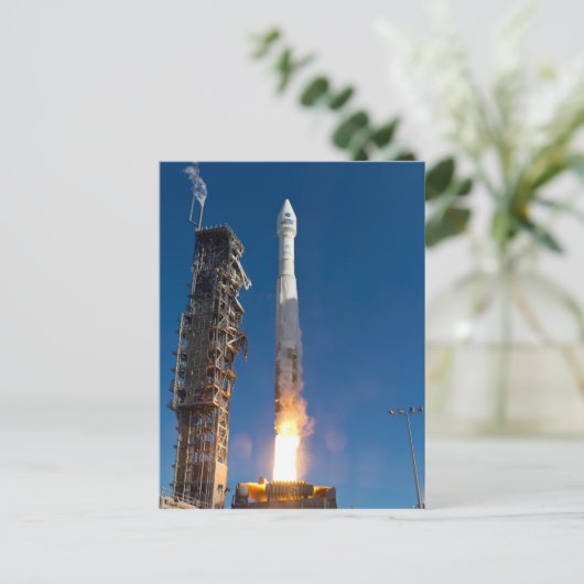 Landsat Spacecraft Start Briefkaart (Staand voorkant)