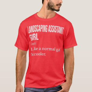 LANDSCAPAPIEREND meisje als een normaal meisje, ma T-shirt