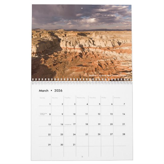 Landscape and Wildlife Photos Kalender (Mar 2026)