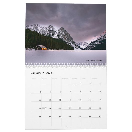 Landscape and Wildlife Photos Kalender (Jan 2026)
