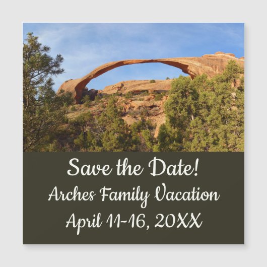 Landscape Arch in Arches National Park (Voorkant)