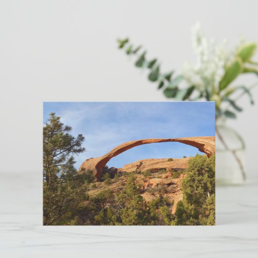 Landscape Arch in Arches National Park (Staand voorkant)