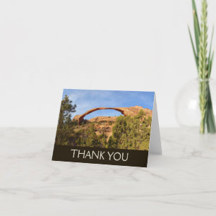 Landscape Arch in Arches National Park Bedankkaart