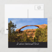 Landscape Arch in Arches National Park Briefkaart (Voorkant / Achterkant)