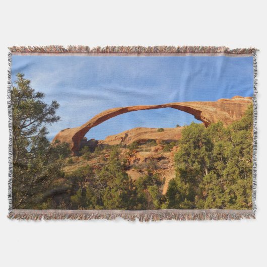 Landscape Arch in Arches National Park Deken (Voorkant)