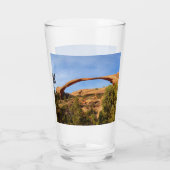 Landscape Arch in Arches National Park Glas (Achterkant)