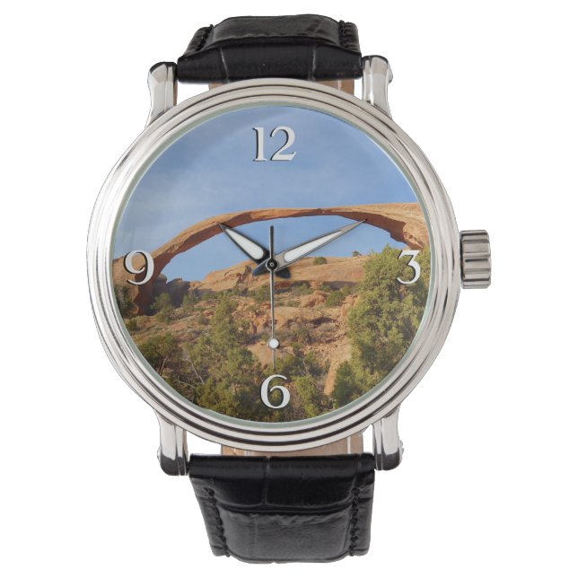 Landscape Arch in Arches National Park Horloge (Voorkant)