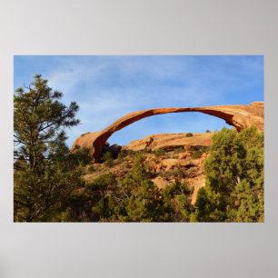Landscape Arch in Arches National Park Poster