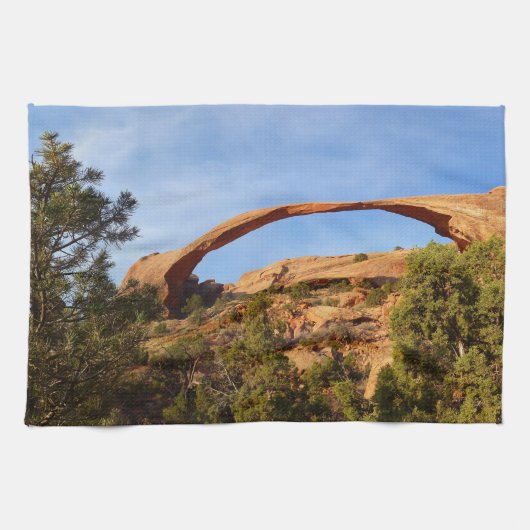 Landscape Arch in Arches National Park Theedoek (Horizontaal)