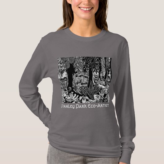 Landscape Art T-shirts Stanley Park Eco-Art Shirte (Voorkant)