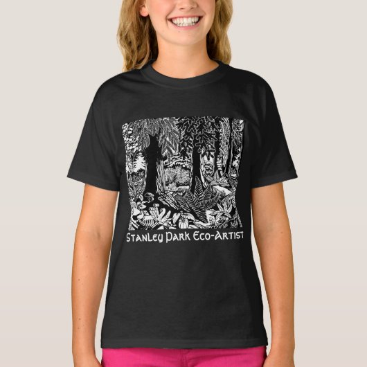 Landscape Art T-shirts Stanley Park Eco-Art Shirte (Voorkant)