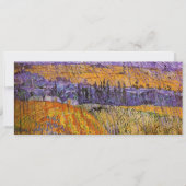 Landscape at Auvers in Rain by Vincent van Gogh (Voorkant)