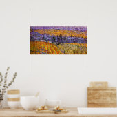 Landscape at Auvers in Rain by Vincent van Gogh Poster (Keuken)