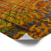 Landscape at Auvers in Rain by Vincent van Gogh Poster (Hoek)