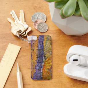 Landscape at Auvers in Rain by Vincent van Gogh Sleutelhanger