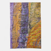 Landscape at Auvers in Rain by Vincent van Gogh Theedoek (Verticaal)