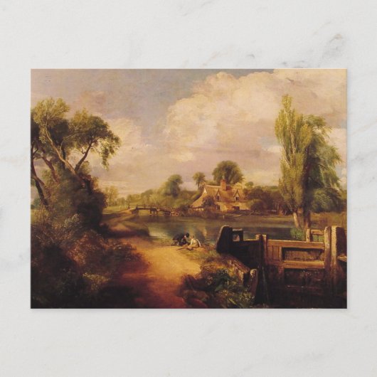 Landscape Boys Gevist door John Constable Briefkaa Briefkaart (Voorkant)