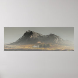 Landscape Buachaille Etive Mhor, Glencoe Scotland Poster